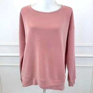 Spense Sport Pink Long Sleeve Crewneck Sweatshirt Women's XL